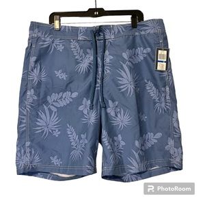 Chaps mens swim trunks board shorts XL NWT